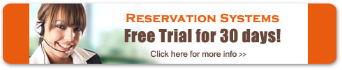 Try our online reservation software system free for 30 days!